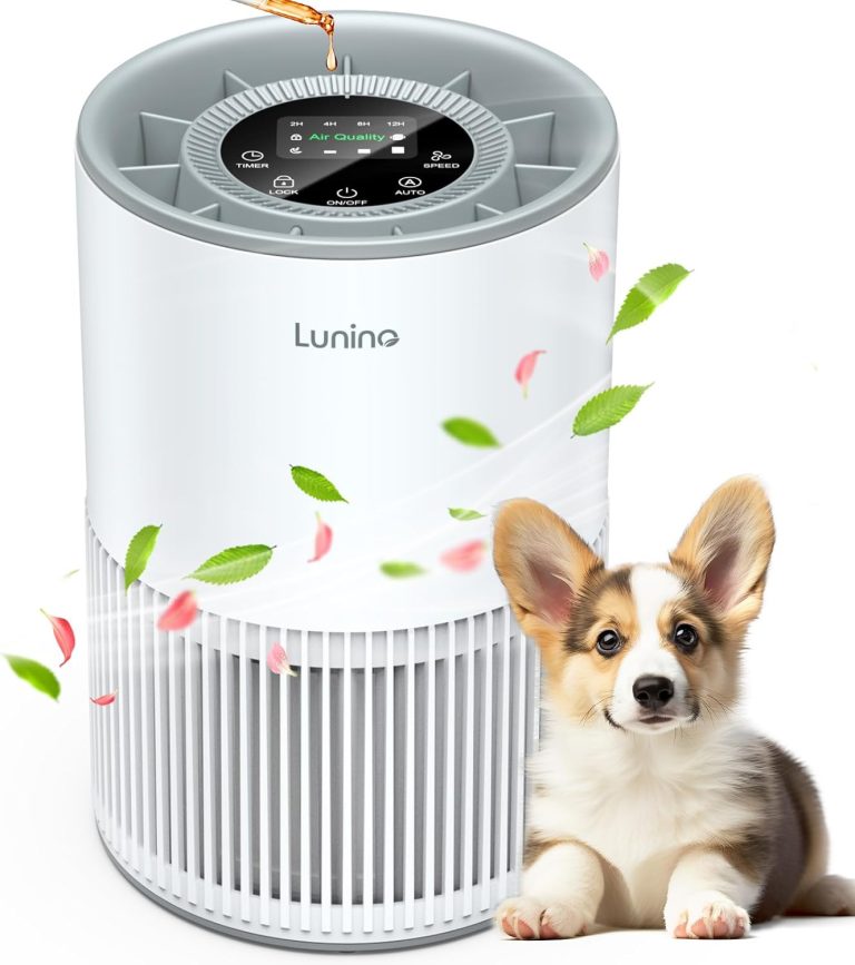 Breathe Easy: LUNINO H13 HEPA Air Purifier Review for Large Rooms